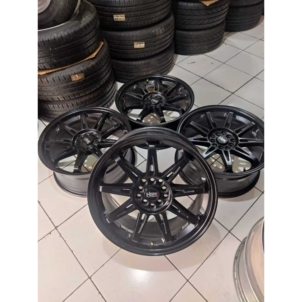 velg mobil second HSR TIKALA ring 18 lubang 5x100/114,3 untuk camry civic accord new avanza