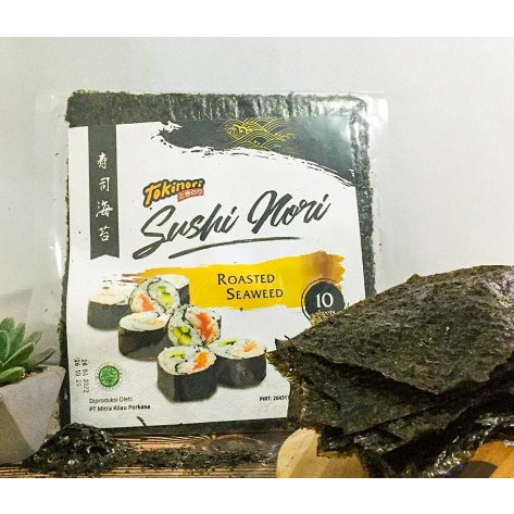 

S@l33 TOKINORI SUSHI NORI 10 LEMBAR 25 GR HALAL ROASTED SEAWEED RUMPUT LAUT KIMBAP SUSHI 10 SHEET JEPANG [80]