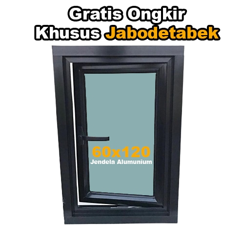 Gratis Ongkir/Jendela Alumunium - 60X120 (Alumunium window)