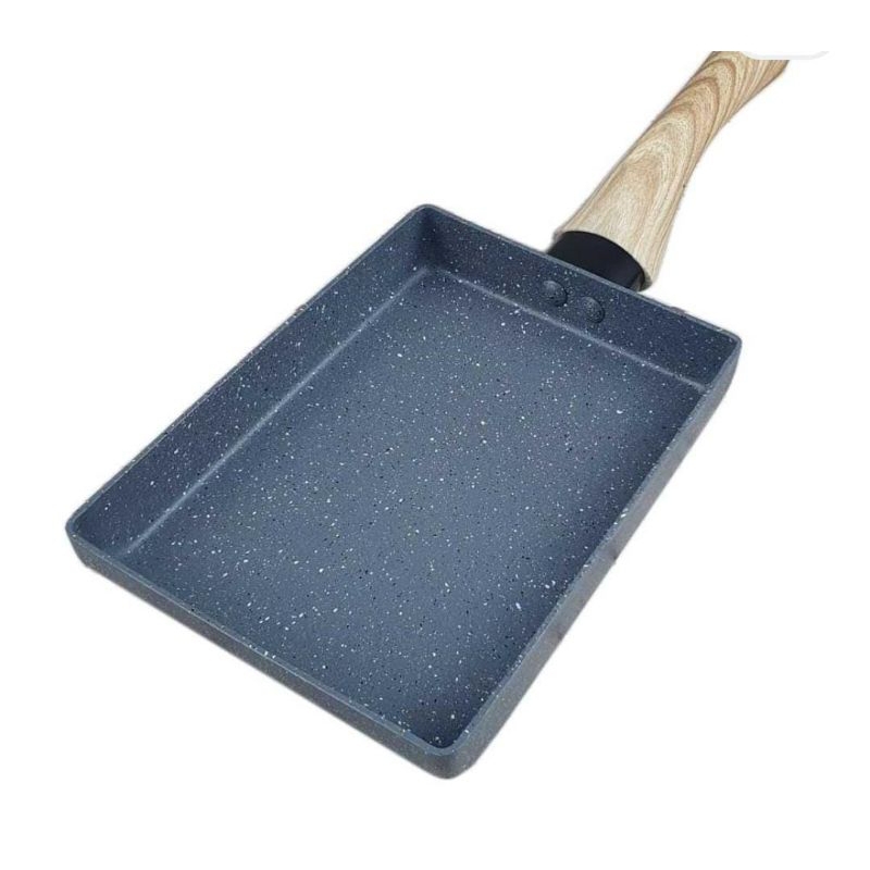 Wajan Penggorengan Frying Pan Keramik Anti Lengket 18.5 cm / Tamagoyaki Pan / Egg Pan