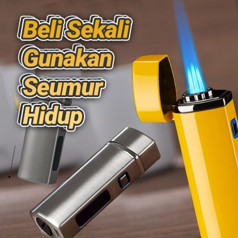 Korek api USB elektrik 3 bara api ORI import beli sekali pakai seumur hidup