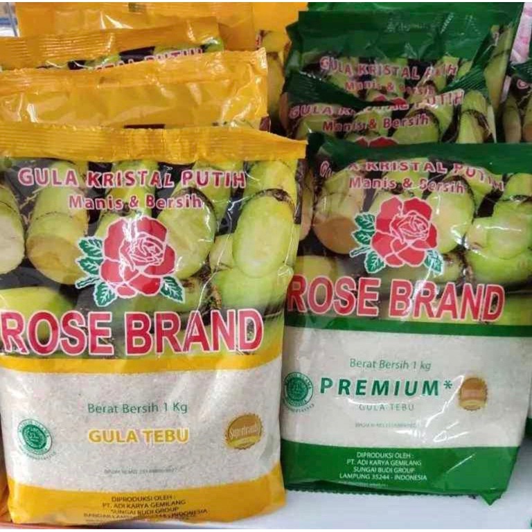 

➶ GULA ROSE BRAND 1 kg free tas Random premium 40