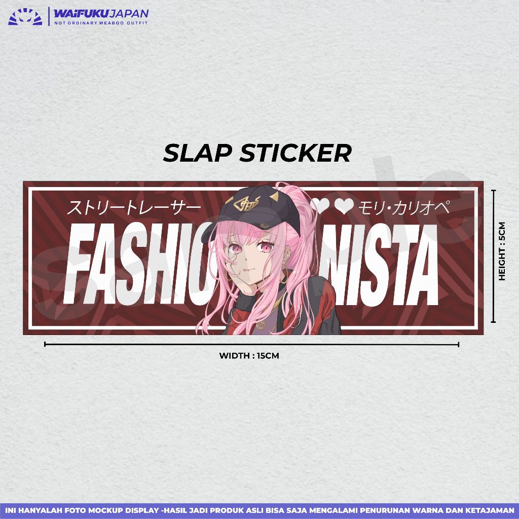 

Sticker Slap Anime JDM Hololive EN - Mori Calliope