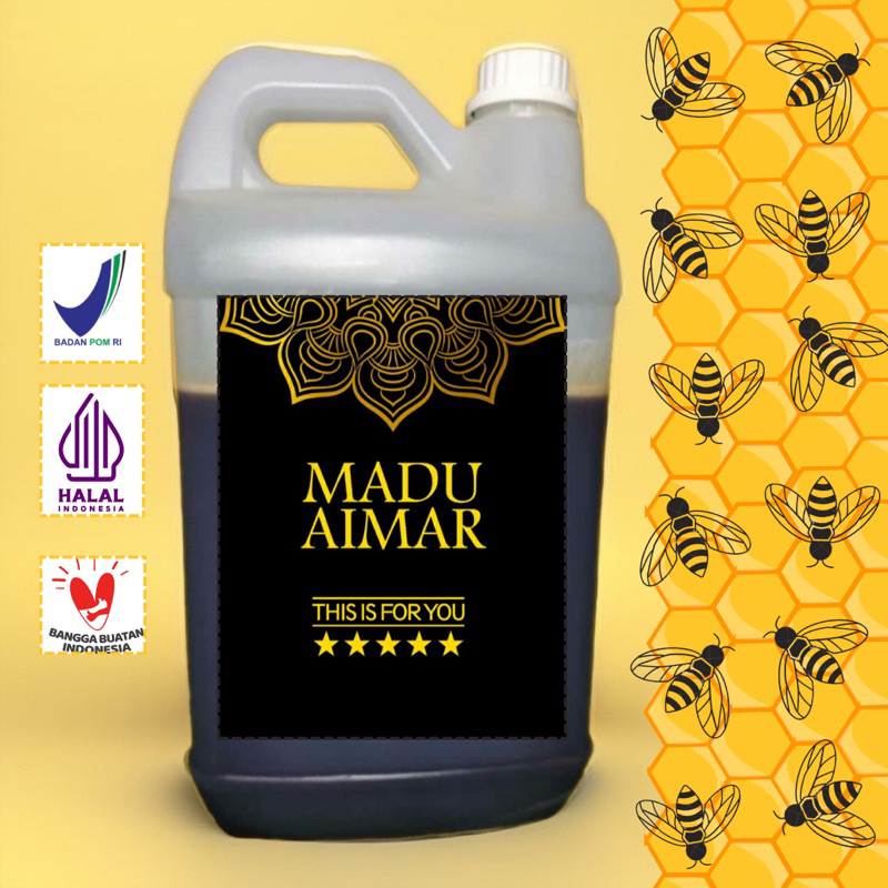

Madu Aimar - Madu Asli Murni 100% Raw Original Alami 5 kg