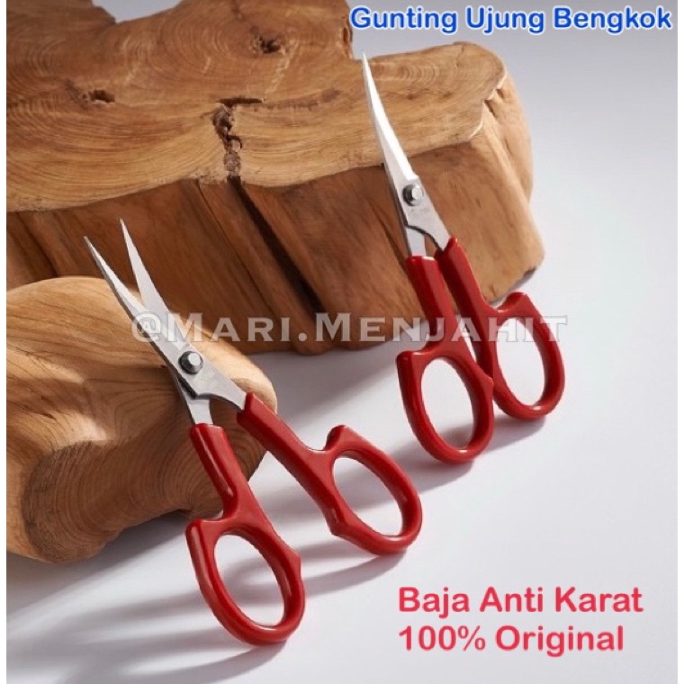 

BM94 Gunting Bordir Ujung Lengkung Lengkuk Bengkok PIN 1553 - High Quality 4235