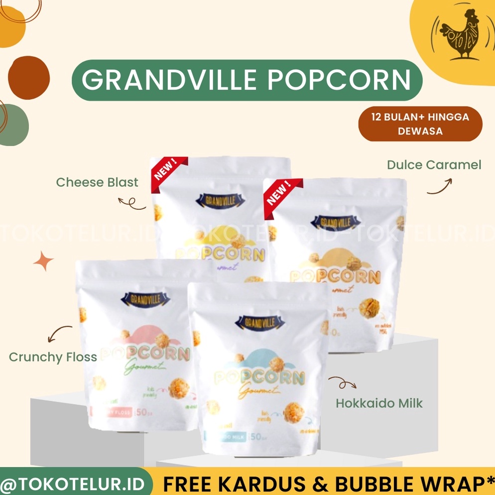 

[☄K56➢] Grandville - Gourmet Popcorn / Snack Anak Bayi / Popcorn Jagung Sehat [268]