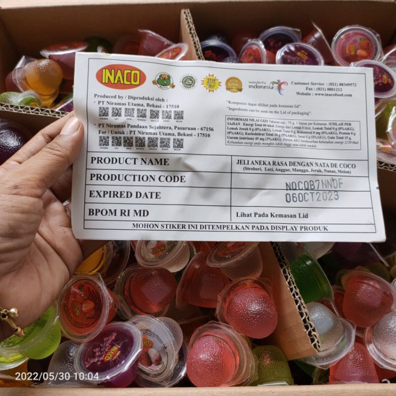 

KQMRC INACO MINI JELLY mix fruit 1 KG Exp 2025 ←Best Produk