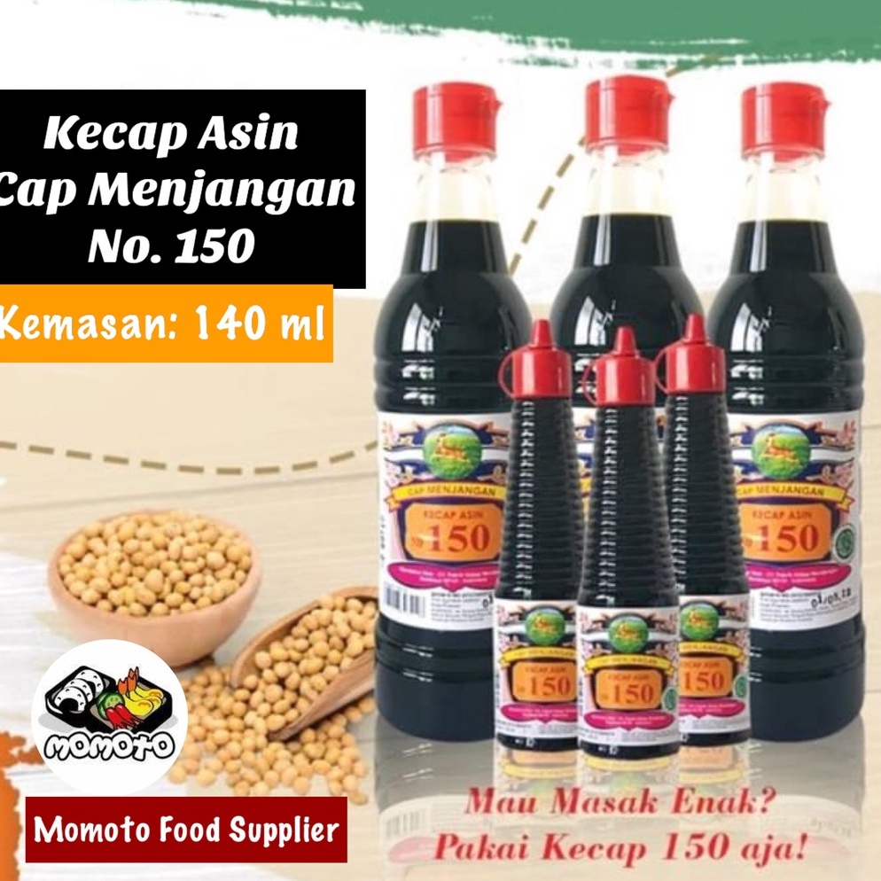 

R3adyst0ck Kecap Asin Cap Menjangan No 150 Kemasan 140 ml [122]
