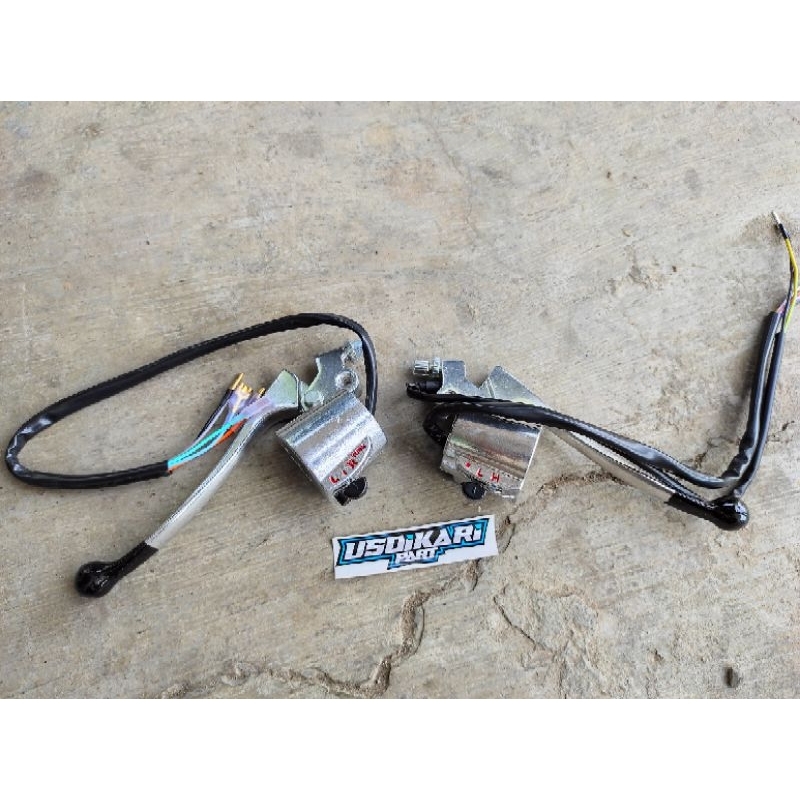 holder kanan kiri honda cb 100 cb 125 model ori original import tombol lampu motor cb 125 cb 100 mod