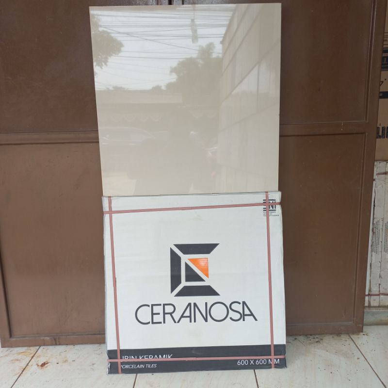 GRANIT LANTAI MURAH KREM POLOS CERANOSA 60X60 KW1