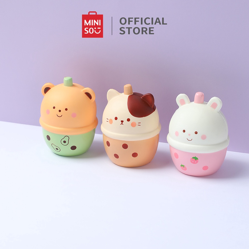 Murah Banget.. MINISO Squishy Mainan Anak Mainan Slime Squishy Karakter Boba Kucing Kelinci Beruang 
