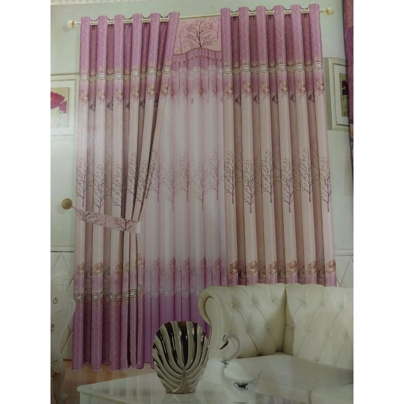 Bahan gorden blak aot printing motif bunga mawar(AKIYO3)#Texstil gorden#Kain gorden#Bahan mentah#Kai