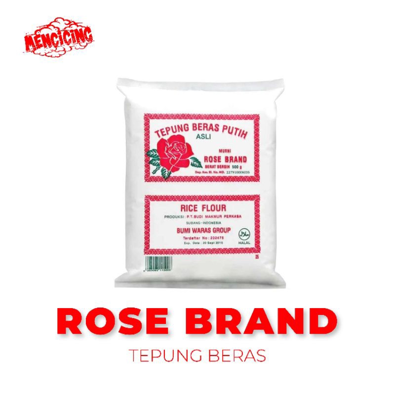 

Tepung Beras Rose Brand / Tepung Beras Putih Mencicing Rose Brand Kemasan