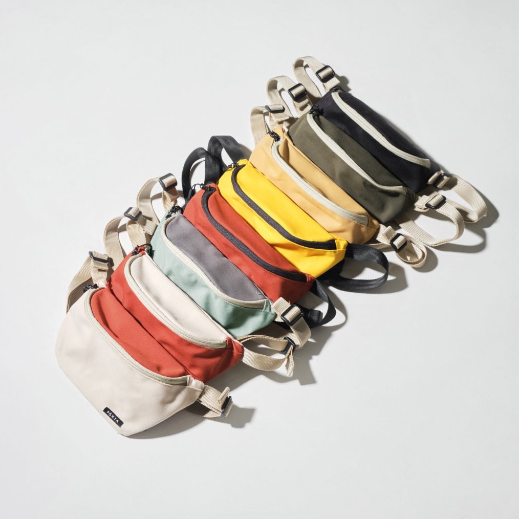 MALL Esgotado Tas Pinggang Waist Bag Kanvas Pria Wanita - Paxta Waist Bag 01 