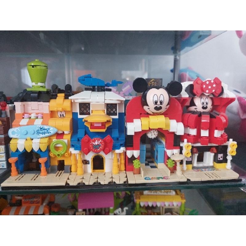 Preloved - bricks block SY 6800 mickey minnie donald goofy