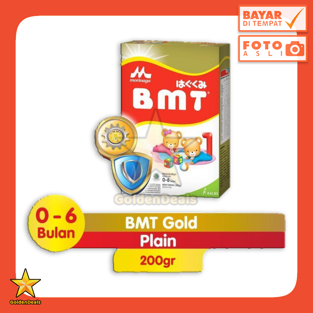 [200 Gram] Susu Morinaga BMT Gold 200 gr - Susu Formula Bayi 0-6 Bulan