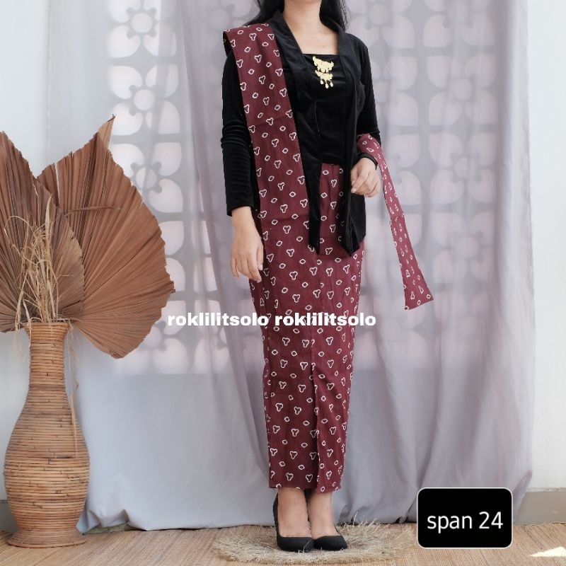 ROK SPAN BATIK / BAWAHAN BATIK KONDANGAN /  batik span  / Rok katun sepan Rok kondangan