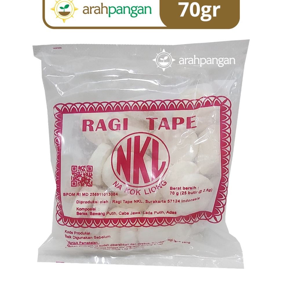 

[☹T17➢] Ragi Tape NKL 25 Butir 70gr SALE now