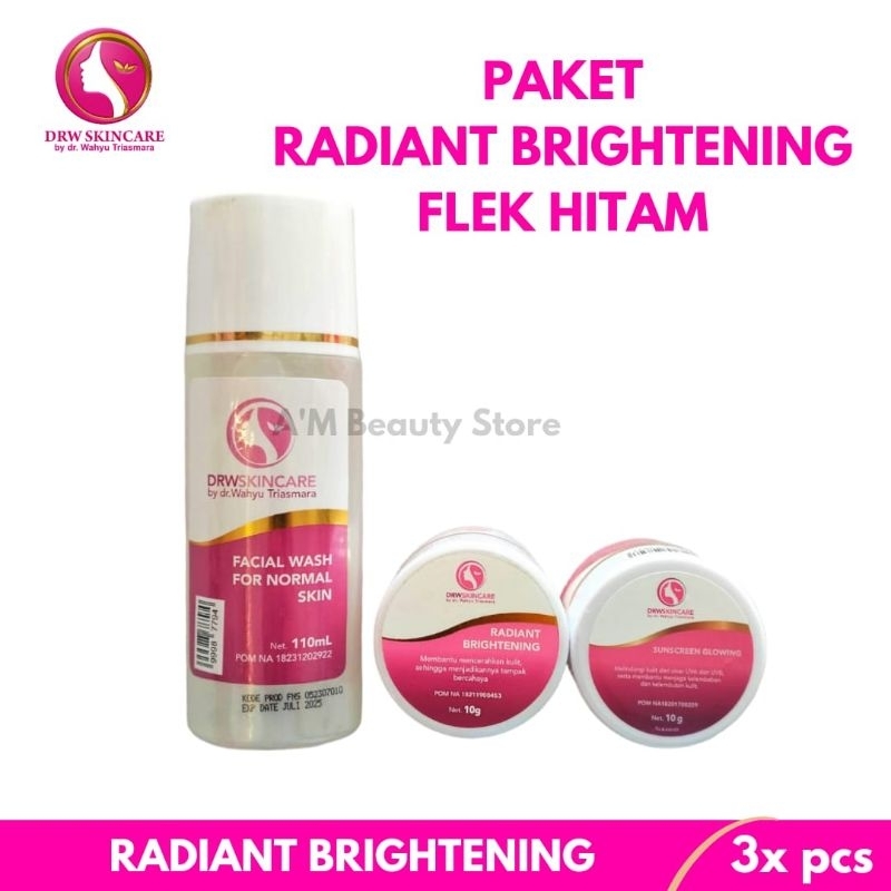 Drw Skincare paket Radiant Brightening (Flek hitam)