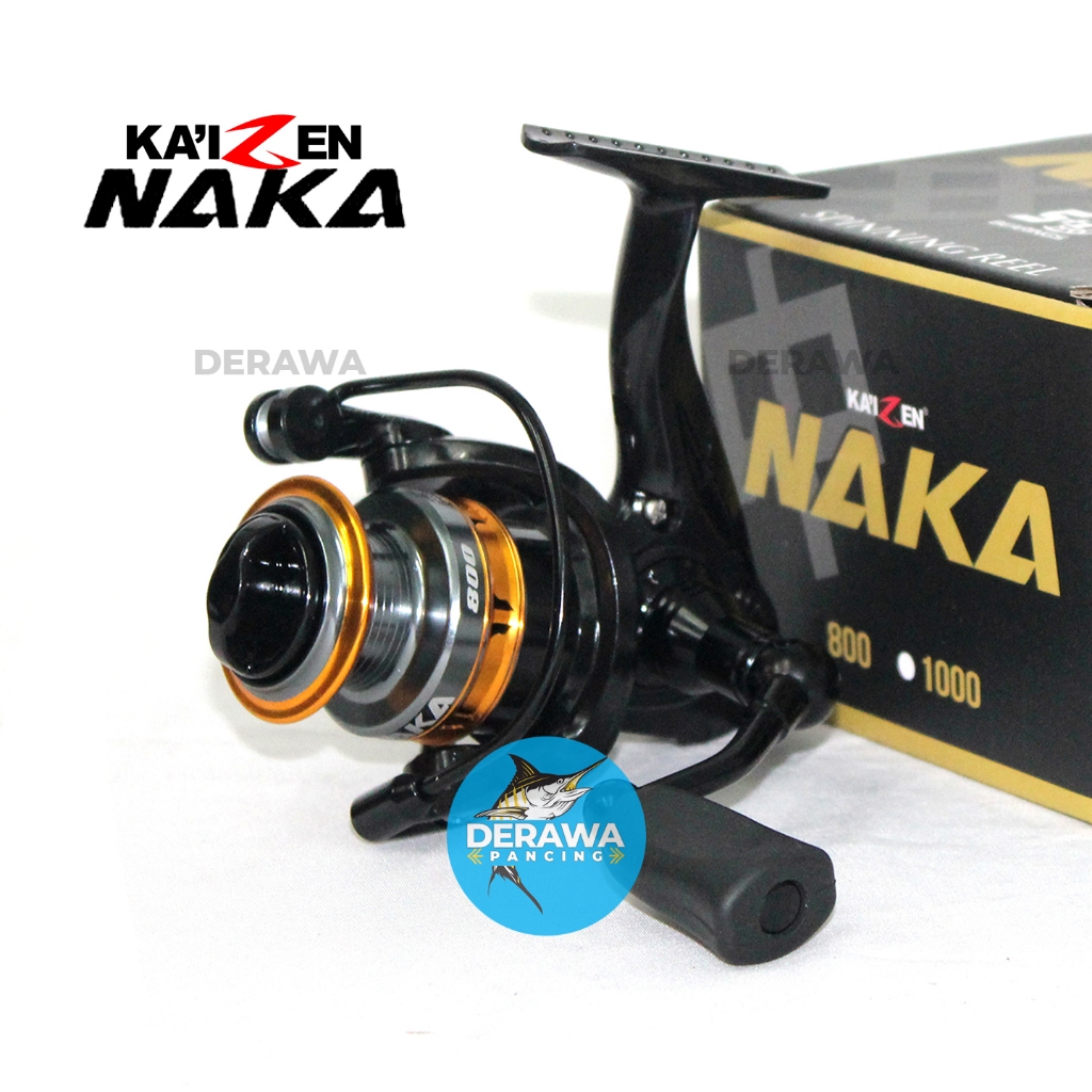 Reel KAIZEN NAKA Power Handle | UL 800 s/d 8000 | Kolam Sungai Laut Muara Danau Tambak Rawa • Derawa