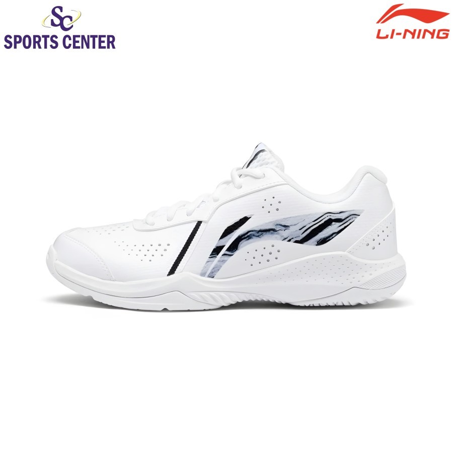 BIG SALE NEW LIMITED SEPATU BADMINTON LINING THUNDER LITE AYTS020 / AYTS 020 -7 WHITE