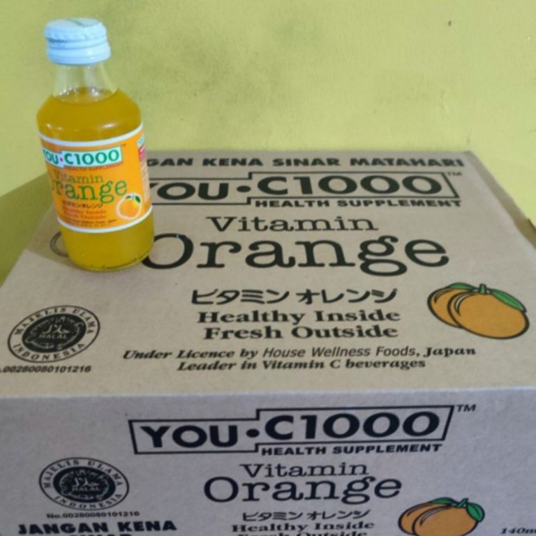 [✴S1\] You C 1000 / UC 1000 / You C1000 Orange / Lemon / Mango 140ml X 30 Product Terkece