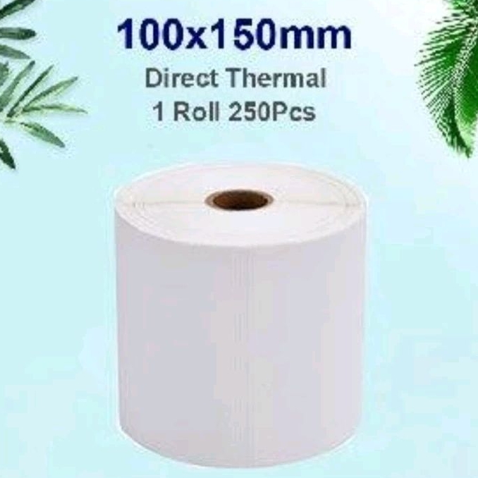 

KERTAS THERMAL STIKER LABEL 100x150mm BARCODE RESI A6