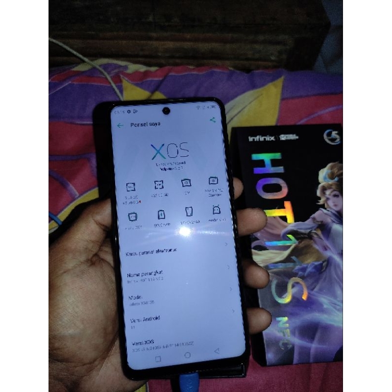 infinix hot 11s 6+5/128gb hp gamer moba
