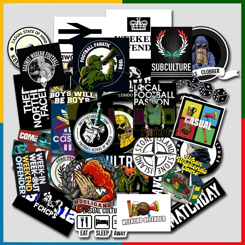 

Stiker Casual/Stiker Awaydays/Stiker pack hologram