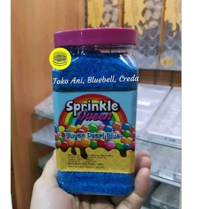 

Sprinkle blue nonpareils botol 500gr ( BLU3132-R1)