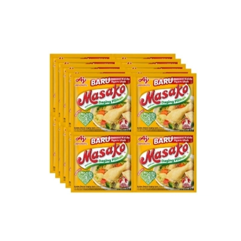 

Masako Ayam Penyedap Masakan 12 Saset