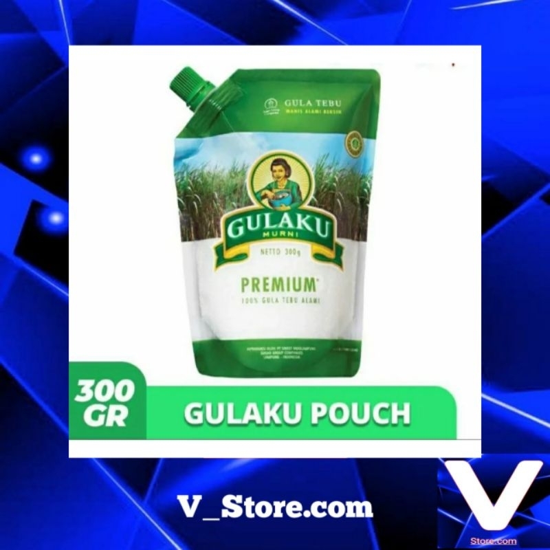 

GULAKU 300gr Kemasan Warna Hijau Pouch Tutup