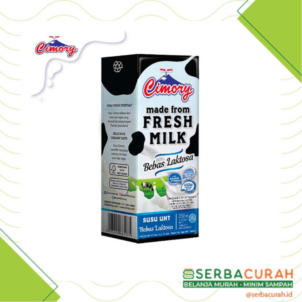 

Cimory Fresh Milk | Susu Segar Bebas Laktosa | 250 ml