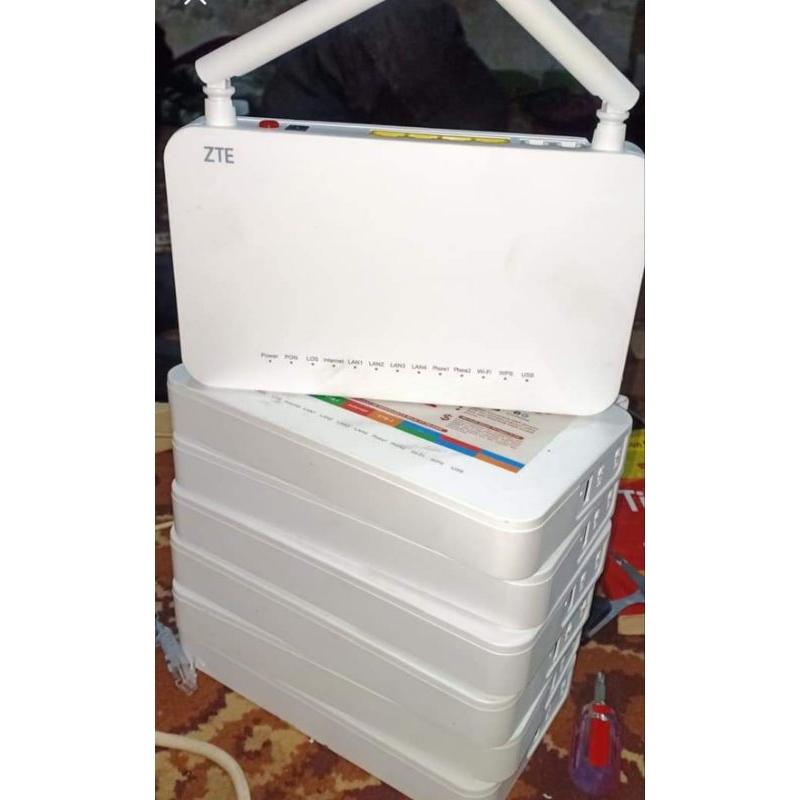 9 UNIT MODEM ZTE F609 V3 PORT HIJAU ONT F609 V3