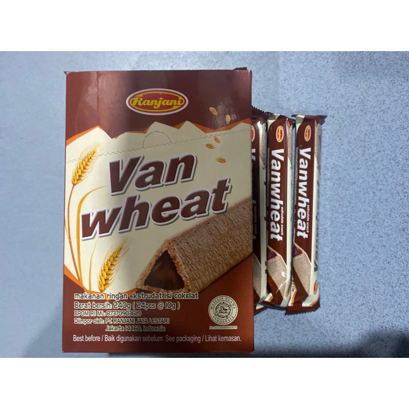 

van wheat coklat isi 24pcs