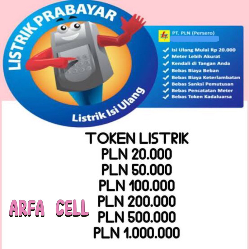 Promo Token Listrik Murah 20k, 50k, 100k, 200k,