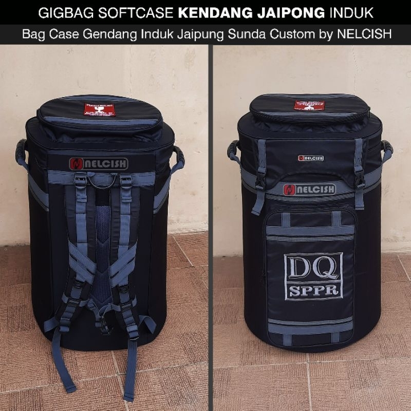 Softcase Gigbag Tas Kendang Induk Jaipong Bag Case Gendang Sunda Rampak Jaipong Custom by NELCISH