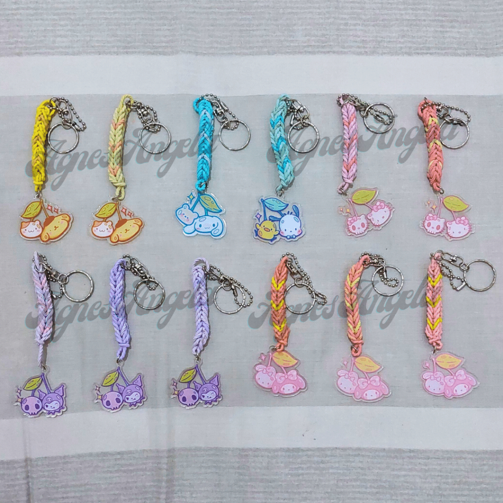 [DIY] Keyring Photocard Holder | Sanrio Hello Kitty Cinnamoroll Pochacco Kuromi My Melody Pompompuri