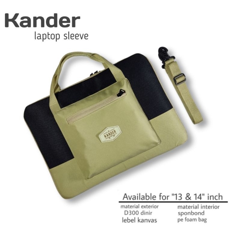 R3ady St0ck Tas Laptop Selempang Pria Case 14 Inch Original Kander [44]