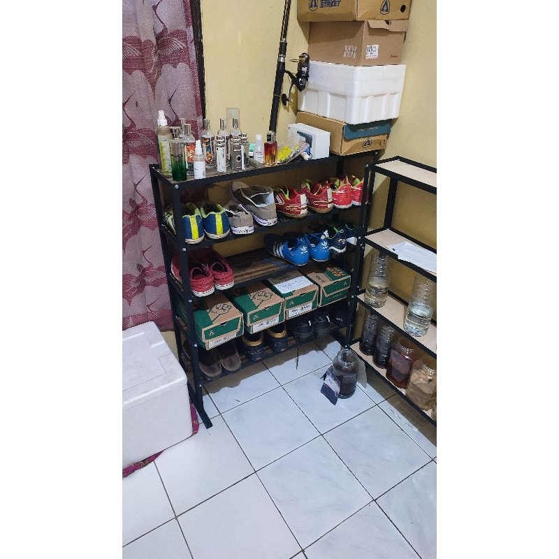 Rak Sepatu besi 5 susun Murah