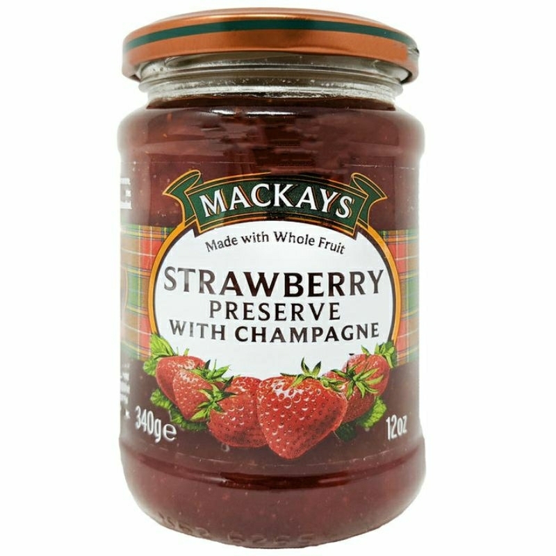 

MACKAYS Strawberry Preserve With Champagne 340g