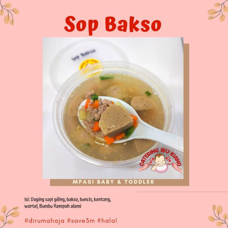 

Sop Bakso MPASI Frozen Bekasi