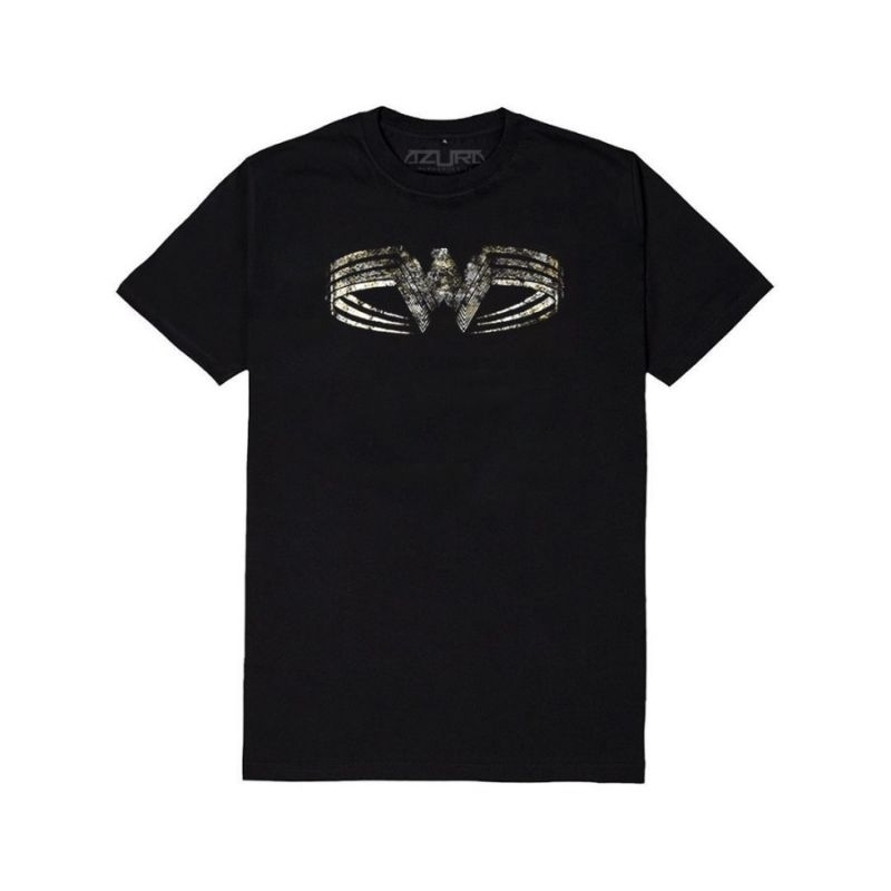 Kaos Azura T-shirt Azura wonder women logo gold unisex