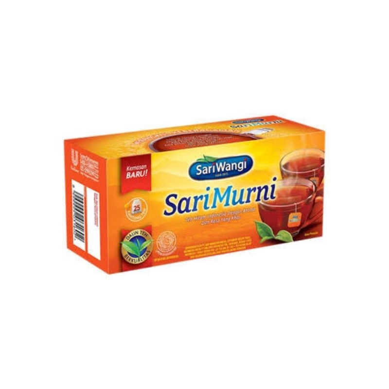 

TEH SARI WANGI MURNI CELUP ISI 25'S TEH SEDUH TEH KEMASAN