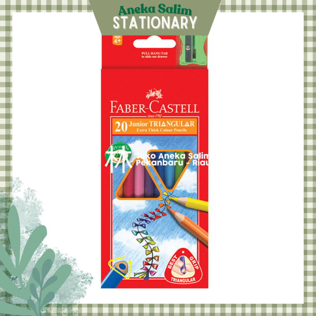 

Anekasalim - Pensil Warna Faber Castell Junior Triangular 20W 11653820
