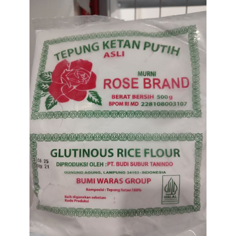 

Tepung Ketan Rosebrand 500 gram