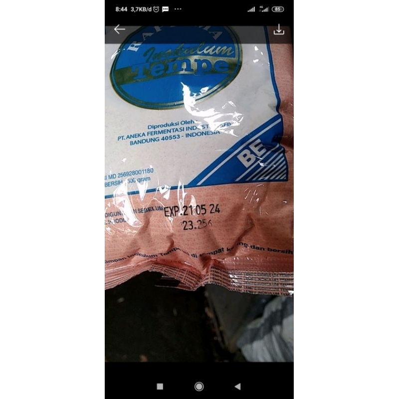 

ragi trmpe 500 gram