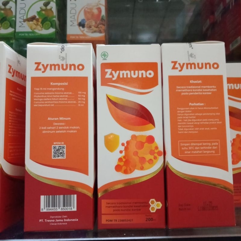 ZYMUNO || herbal Zymuno Ber BPOM Original 100% Mengatasi kanker, tumor dan benjolan