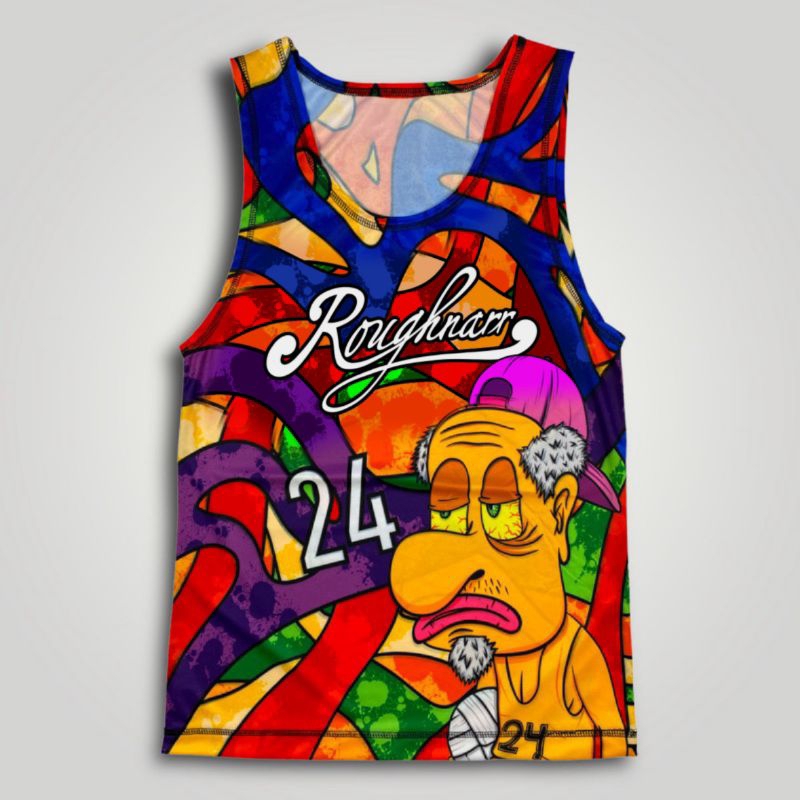 Kaos Singlet Dewasa Olahraga Fullprinting | Kaos Singlet Olahraga Pria Fullprinting