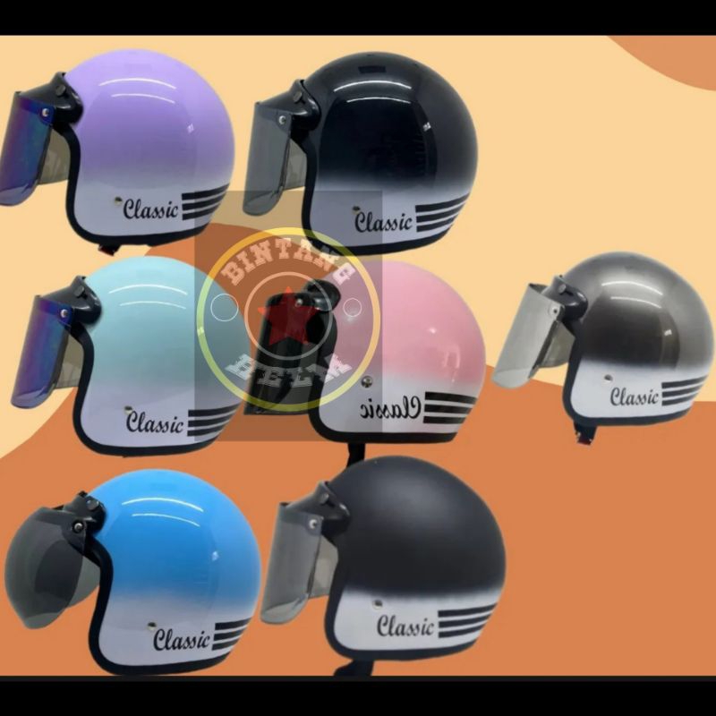 HELM BOGO WANITA PRIA DEWASA BUSA TEBAL ORIGINAL